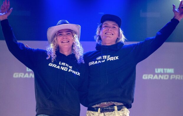 Ruth Holcomb y Griffin Hoppin 'cerrando la brecha' con títulos sub23 en Life Time Grand Prix