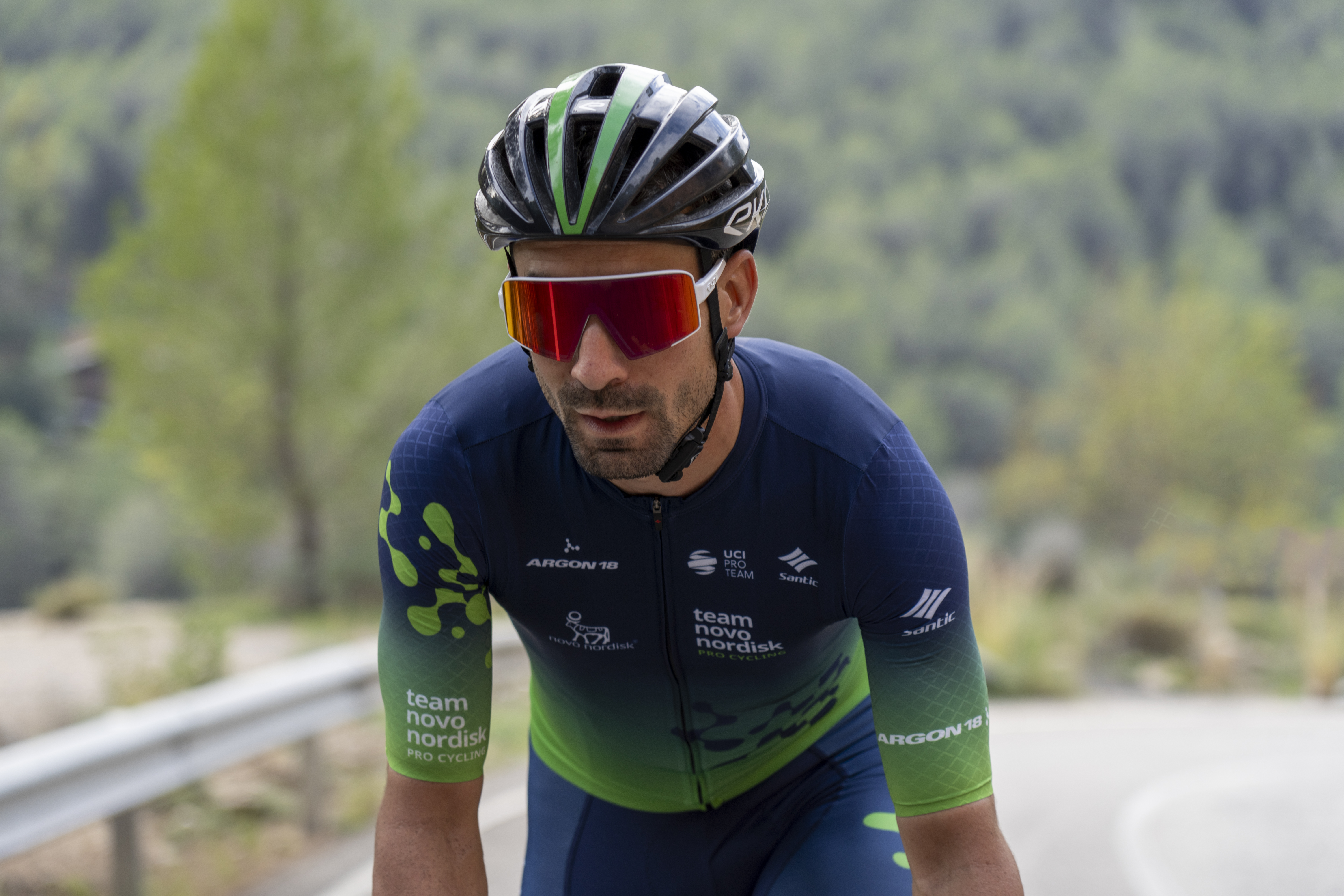 David Lozano es el ciclista con más antigüedad en el Team Novo Nordisk, ya que se unió al equipo como neoprofesional en 2012.