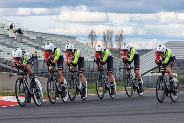 Intermarché-Wanty in a race early in 2025