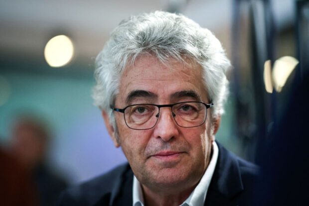 Groupama FDJ French team manager Marc Madiot attends his team's 2024 presentation in Paris, on January 10, 2024. (Photo by Anne-Christine POUJOULAT / AFP) (Photo by ANNE-CHRISTINE POUJOULAT/AFP via Getty Images)