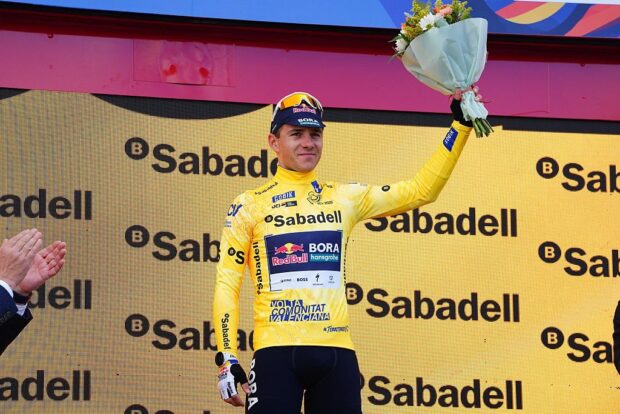 2026 Volta a la Comunitat Valenciana: Remco Evenepoel celebrates overall victory