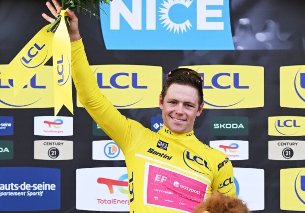 'Muchas novedades esta semana': el campeón estadounidense de criterio Luke Lamperti logra el éxito en la París-Niza con una victoria en el WorldTour y su debut con la camiseta de líder