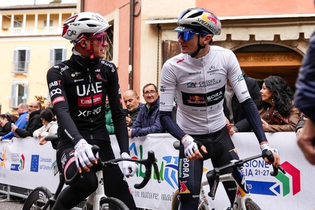 Isaac del Toro and Giulio Pellizzari at Tirreno-Adriatico