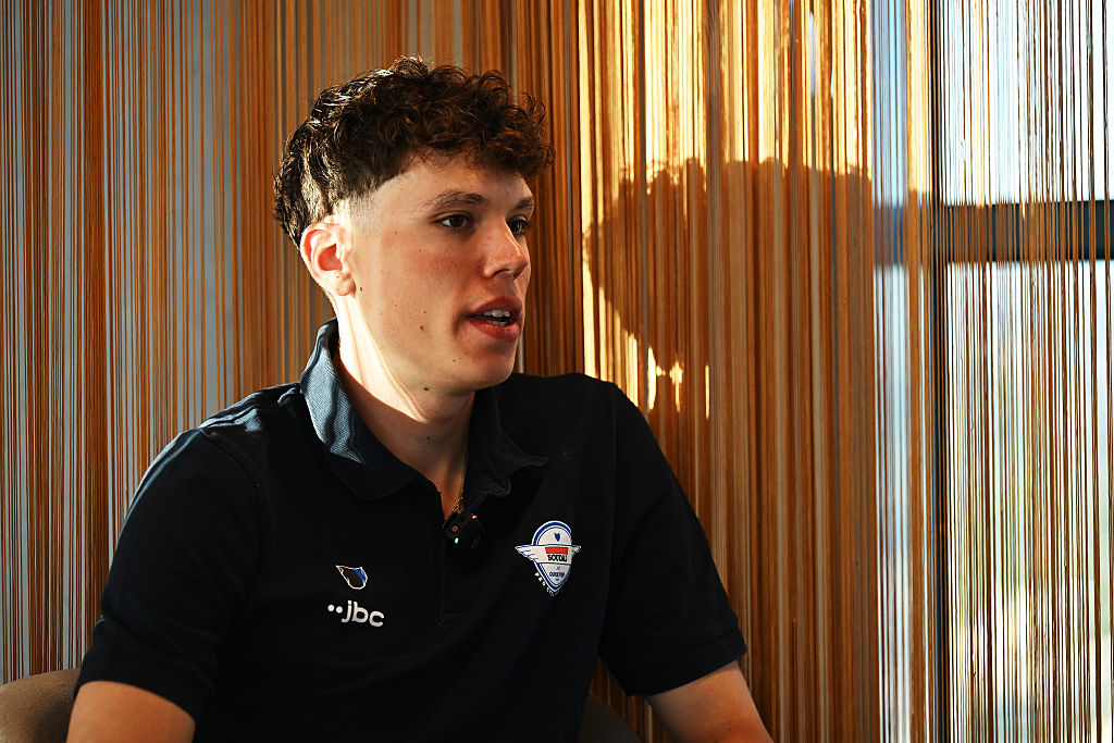 CALPE, ESPAÑA - 8 DE ENERO: Paul Magnier de Francia durante el Team Soudal Quick-Step 2026, Día de los Medios el 8 de enero de 2026 en Calpe, España. (Foto de Tim de Waele/Getty Images)