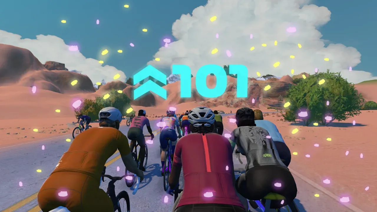Zwift level 101 now available