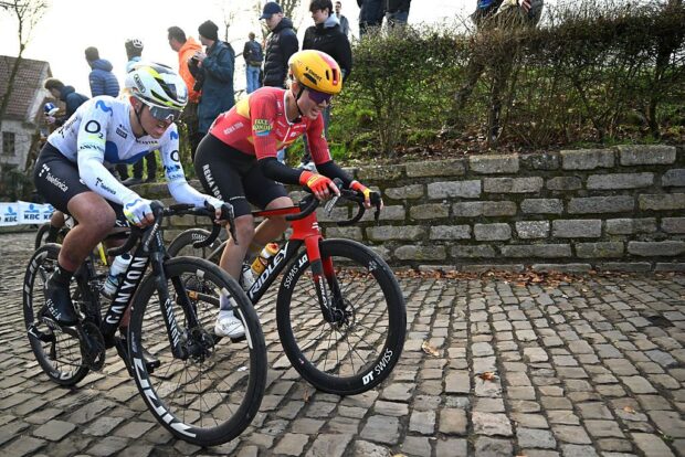 Cat Ferguson racing in Belgium early in 2026