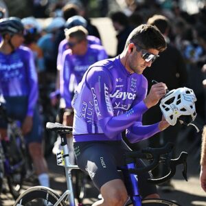 Luke Durbridge of Australia and Team Jayco AlUla prior to Paris-Nice 2026, Stage 2 . (Photo by Szymon Gruchalski/Getty Images)
