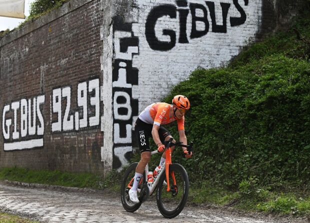 2026 Paris-Roubaix: Ben Turner during the race