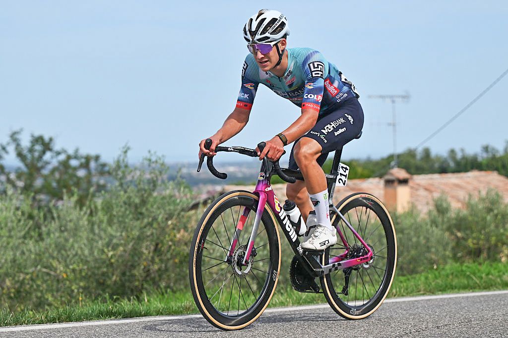 Bálint Makrai in action at the 2025 Memorial Marco Pantani
