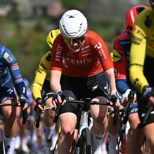 VALKENBURG, NETHERLANDS - APRIL 19: Puck Pieterse of Netherlands and Team Fenix-Premier Tech competes during the 12th Amstel Gold Race Ladies Edition 2026 - Women's Elite a 158.1km one day race from Maastricht to Valkenburg / #UCIWWT / on April 19, 2026 in Valkenburg, Netherlands. (Photo by Luc Claessen/Getty Images)