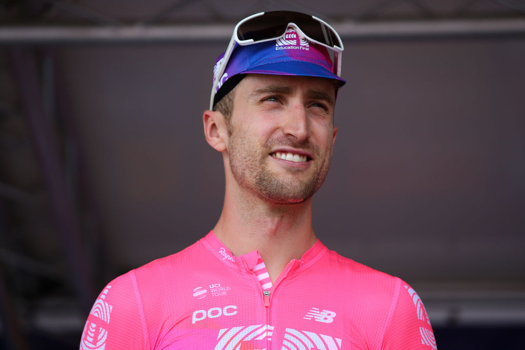 Taylor Phinney durante su última temporada como corredor profesional en 2019