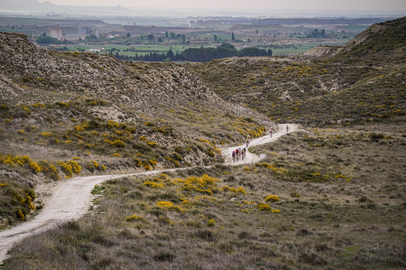 Escénico del desierto de grava de 2026
