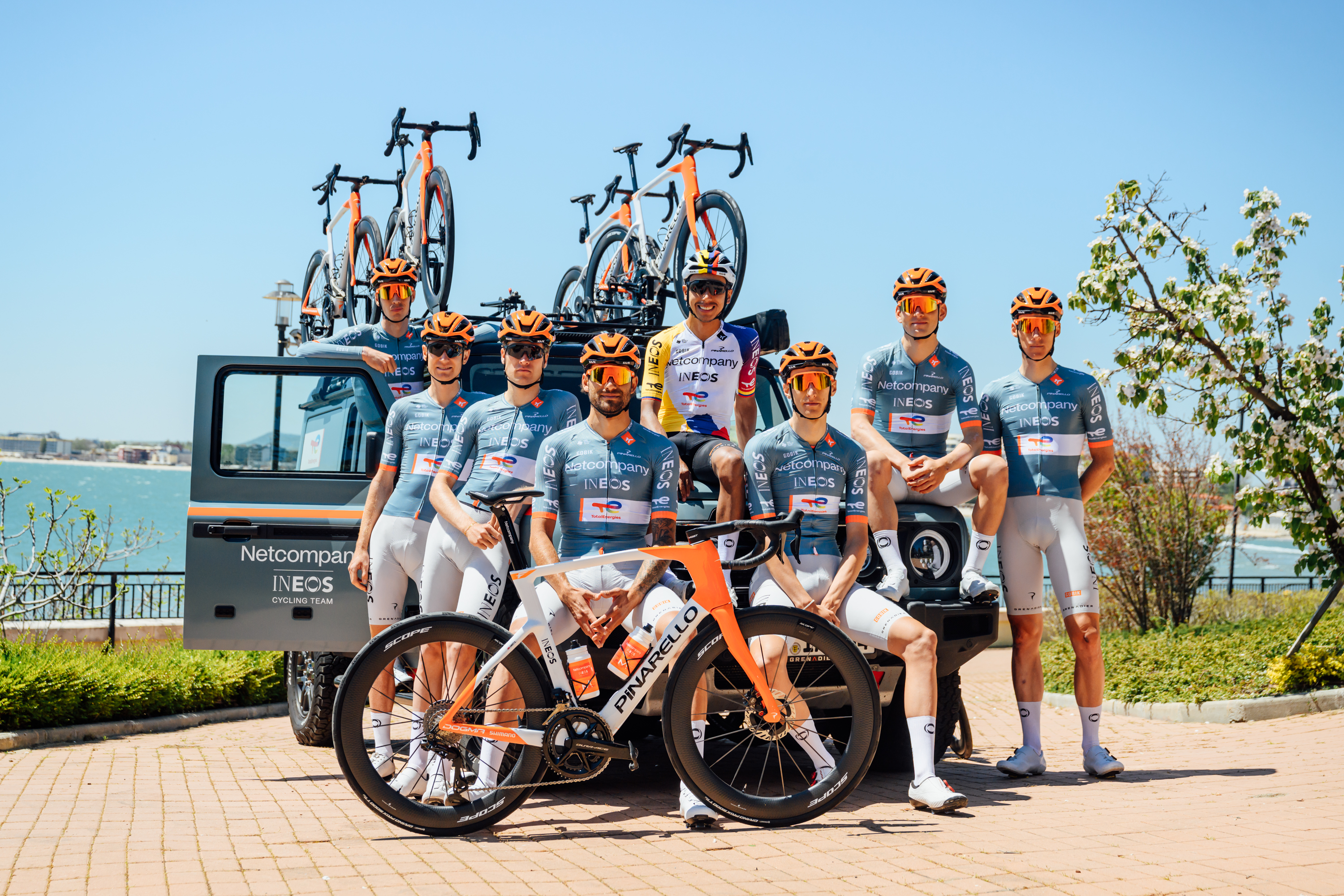 La plantilla de Netcompany Ineos para el Giro de Italia
