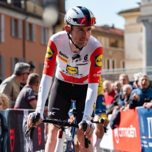 Derek Gee-West of LIDL-TREK at the start of Milano-Torino 2026 in Rho, Italy, on March 18, 2026. (Photo by Silvia Colombo/NurPhoto)