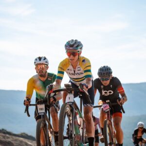 SEVEN UCI Gravel World Series race in 2025 with Australian champion Tiffany Cromwell riding toward victory
