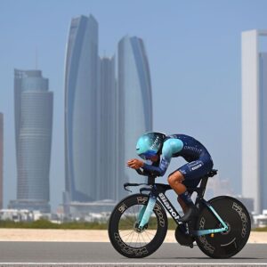 Afonso Eulalio of Portugal and Team Bahrain - Victorious competes during the 8th UAE Tour 2026, Stage 2 a 12.2km individual time trial stage