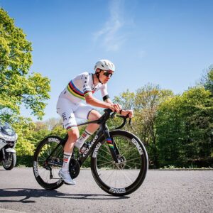 Tadej Pogacar of UAE Team Emirates XRG of Slovenia during Liege-Bastogne-Liege
