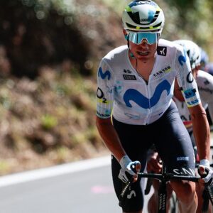 2026 Giro d'Italia: Enric Mas during a break