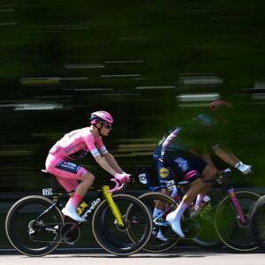 2026 Giro d'Italia stage 15: Jonas Vingegaard during the race