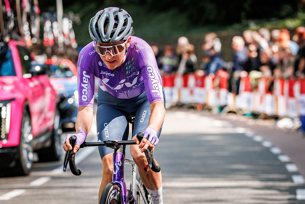 Mónica Trinca Coronel durante La Vuelta Femenina 2026