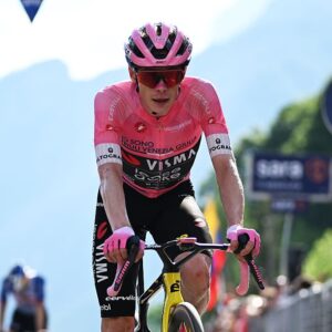 ALLEGHE, ITALY - MAY 29: Jonas Vingegaard of Denmark and Team Visma