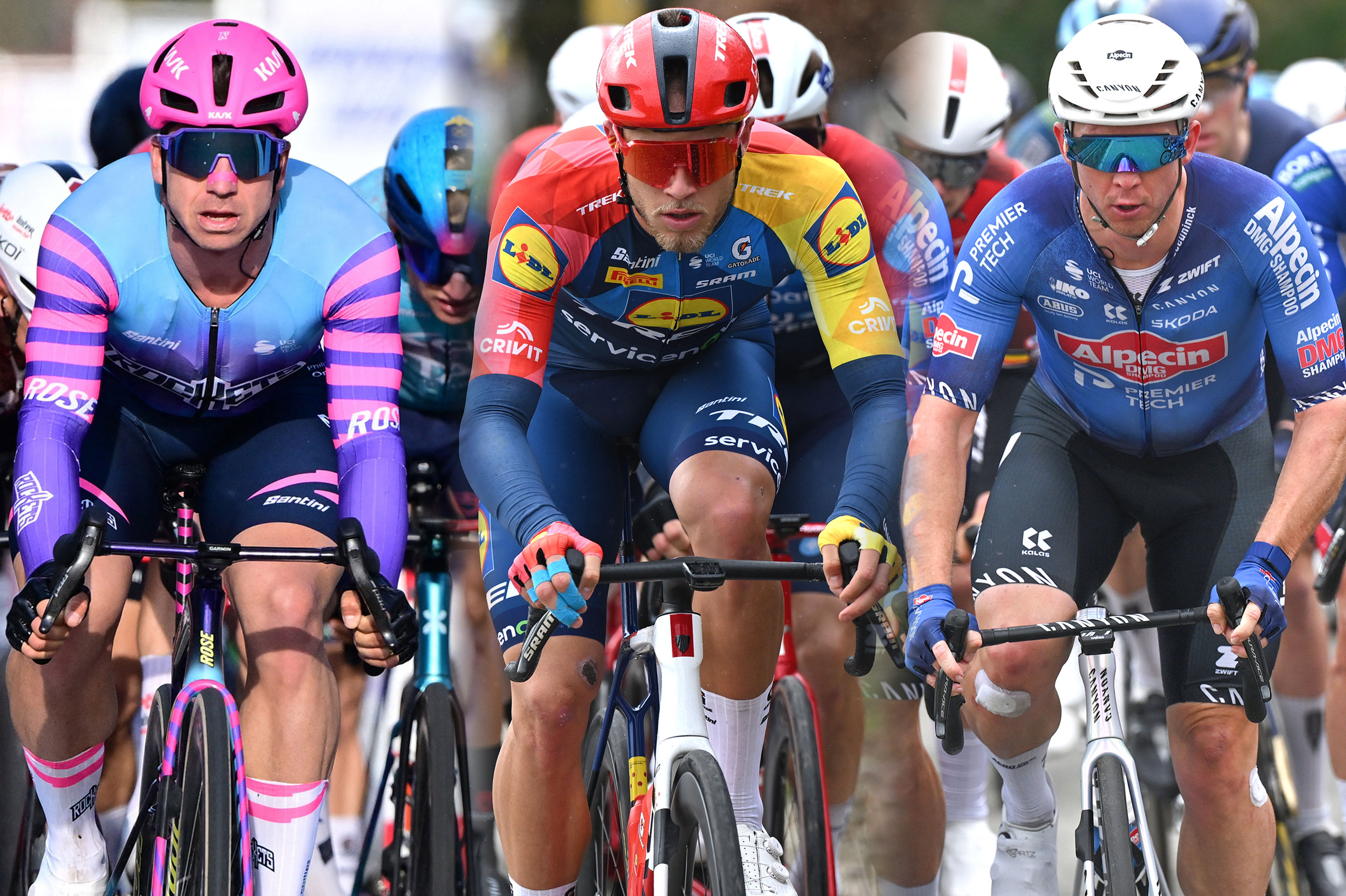 Dylan Groenewegen, Jonathan Milan y Kaden Groves se encuentran entre los velocistas más rápidos del Giro de Italia 2026