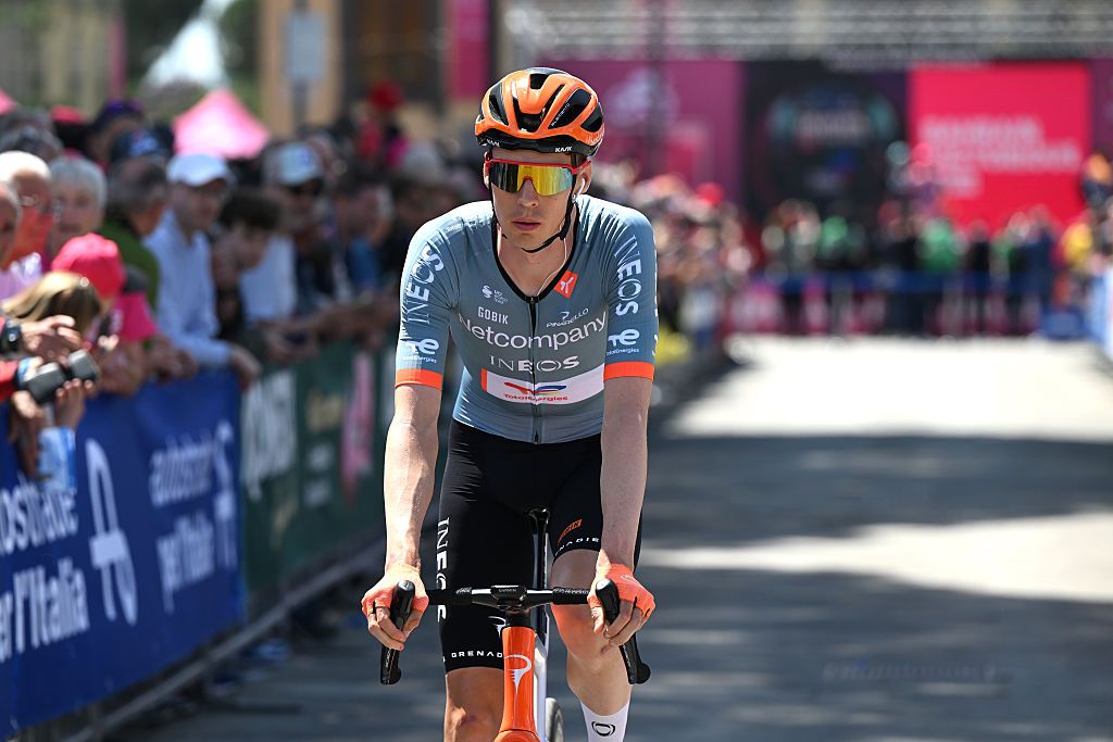 Thymen Arensman of Netherlands and Netcompany INEOS Cycling Team prior to the 109th Giro d'Italia 2026, Stage 11