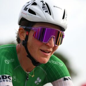 Elisa Longo Borghini of Italy and UAE Team ADQ competes in the breakaway during the 14th Trofeo Oro in Euro