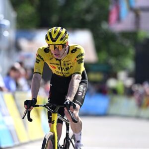 CREST-VOLAND, FRANCE - JUNE 12: Matteo Jorgenson of United States and Team Visma