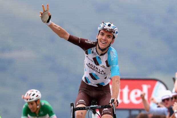 during stage 12 of the Le Tour de France 2017, a 214.5km stage from Pau to Peyragudes on July 13, 2017 in Pau, France.