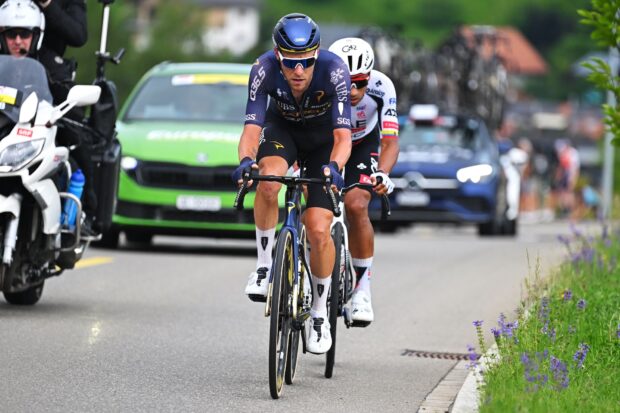 "Necesito estar decepcionado pero también necesito ser feliz": Xandro Meurisse sigue buscando su primera victoria en el WorldTour después de una ajustada victoria en la etapa 3 del Tour de Suiza