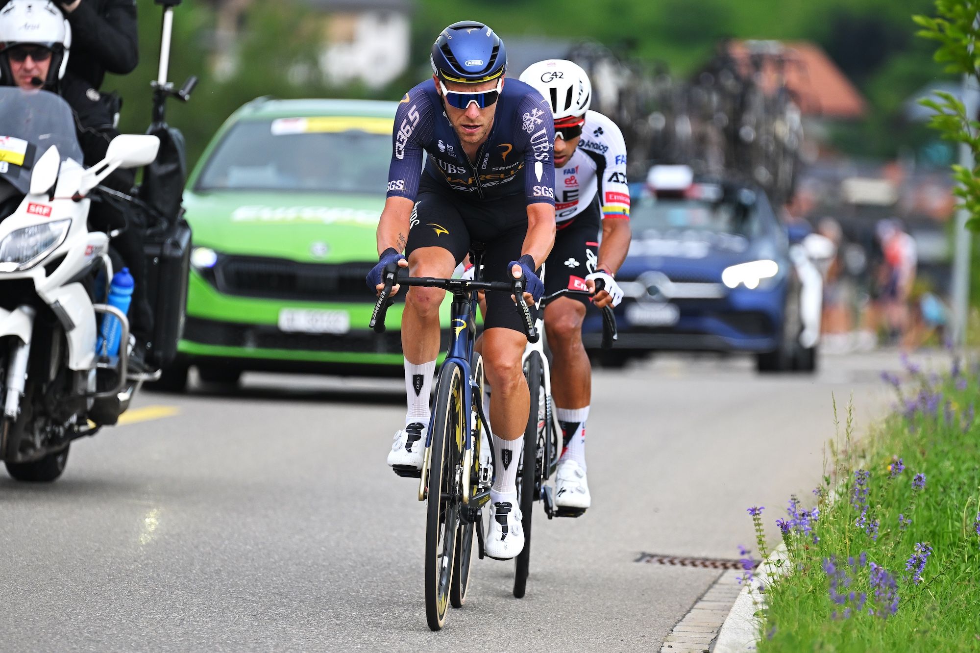 "Necesito estar decepcionado pero también necesito ser feliz": Xandro Meurisse sigue buscando su primera victoria en el WorldTour después de una ajustada victoria en la etapa 3 del Tour de Suiza