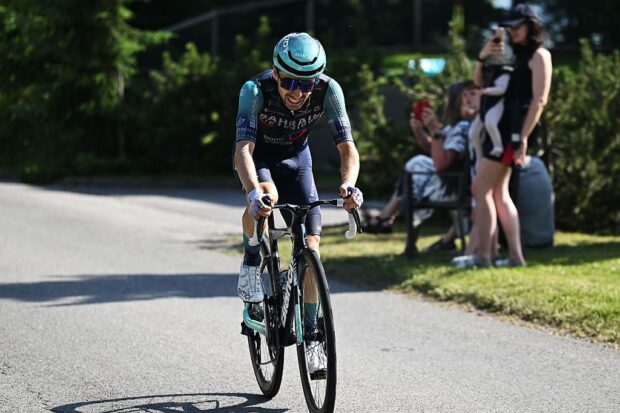 Lenny Martinez was second only to Tadej Pogacar in the final mountain stage at this year's Tour de Suisse