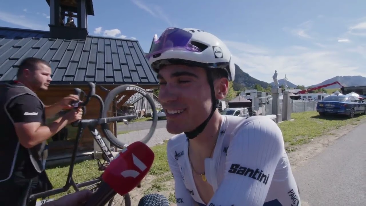 Juan Ayuso - Entrevista en meta - Etapa 8 - Tour Auvernia Ródano-Alpes 2026 - YouTube