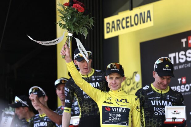 Jonas Vingegaard cierra el capítulo sobre el trauma del accidente de Itzulia con el primer maillot amarillo del Tour de Francia desde 2023