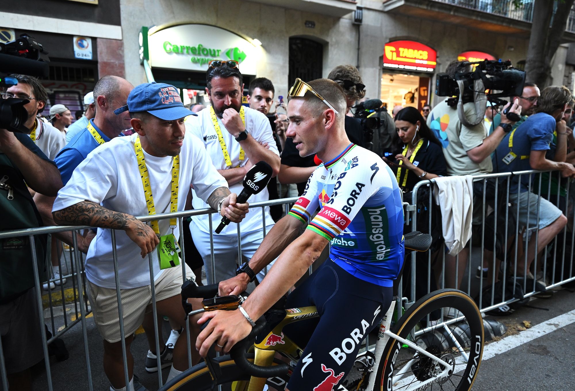 'Siempre me encanta ver los sprints' - Caleb Ewan analiza el sprint del Tour de Francia en Burdeos