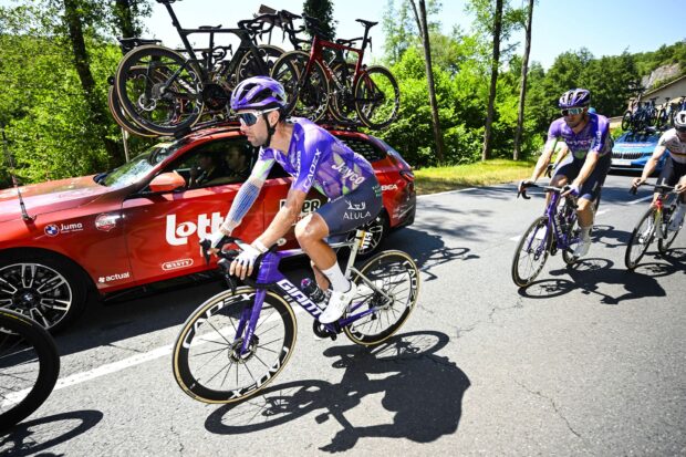 "Es bueno tener amigos en el pelotón": Michael Matthews se beneficia de un pequeño acto de deportividad en el día más caluroso del Tour de Francia