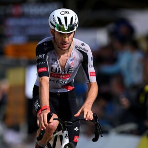Adam Yates of UAE Team Emirates - XRG crosses the finish line during the 113th Tour de France 2026