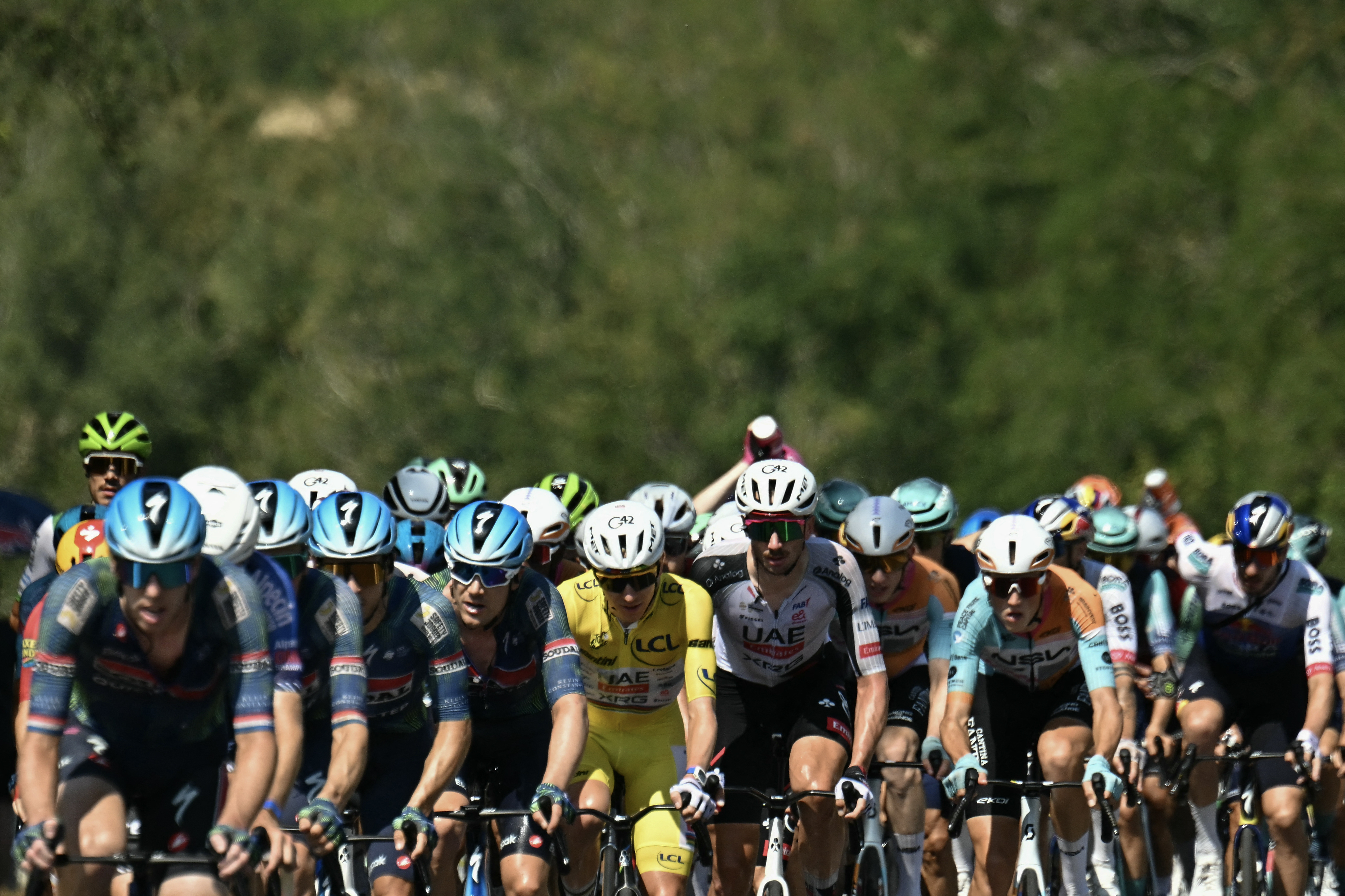 Pelotón durante una etapa del Tour de Francia 2026