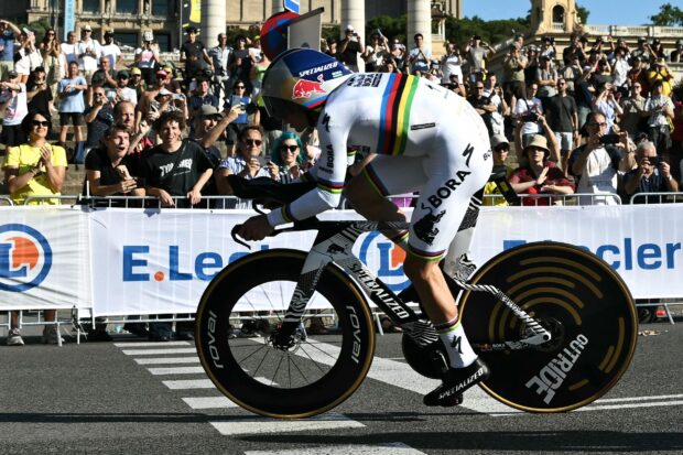 Horas de inicio de la contrarreloj de la etapa 16 del Tour de Francia: cuando Pogačar, Evenepoel, Ganna y más bajarán por la rampa durante 21,6 km TT
