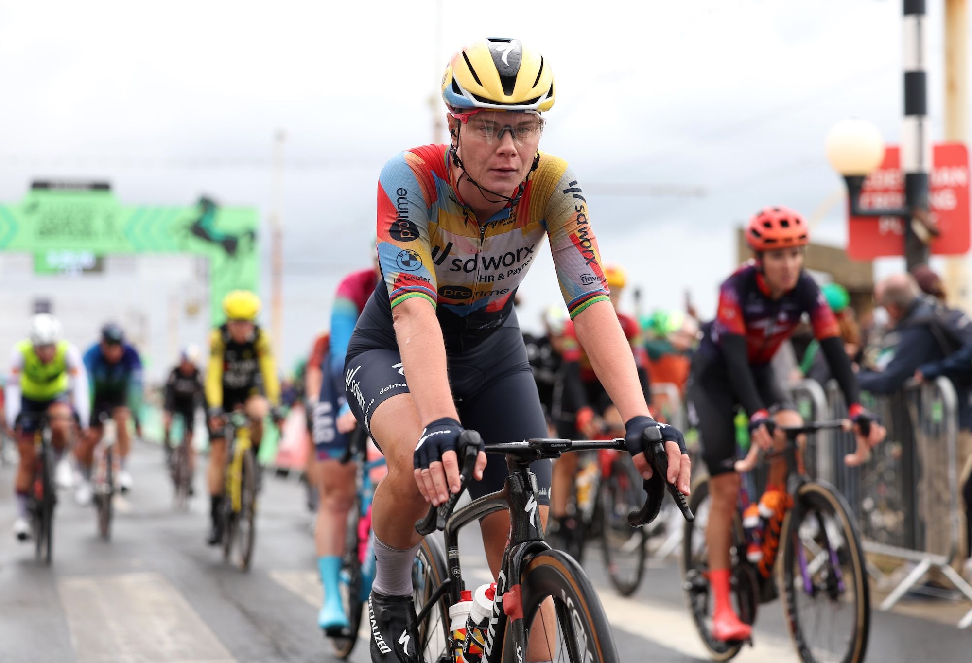Lotte Kopecky se retira del Tour de Gran Bretaña Femenino