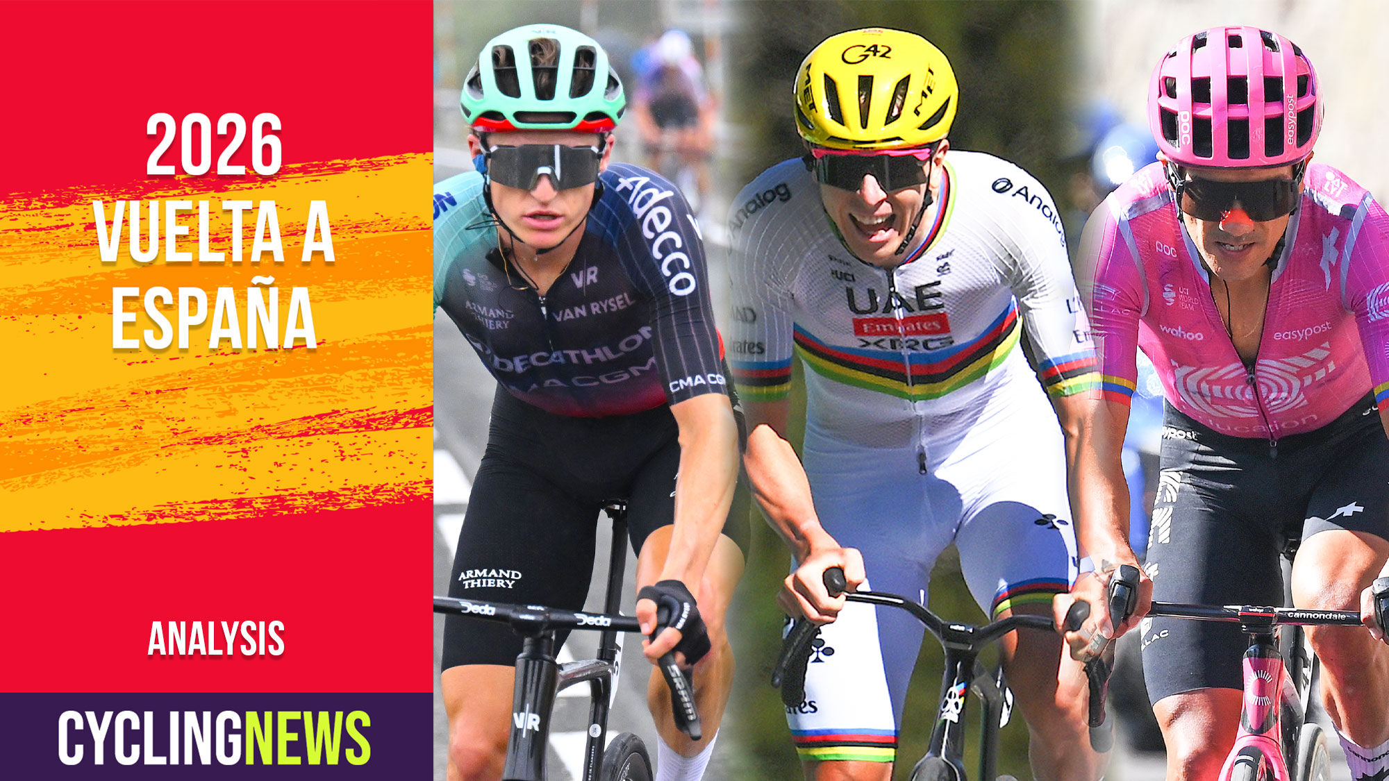 Félix Gall, Tadej Pogačar y Richard Carapaz están entre los principales aspirantes a la Vuelta a España 2026