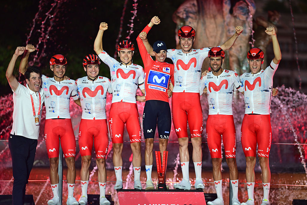 Vuelta a España 2026: Movistar celebra la victoria de Enric Mas
