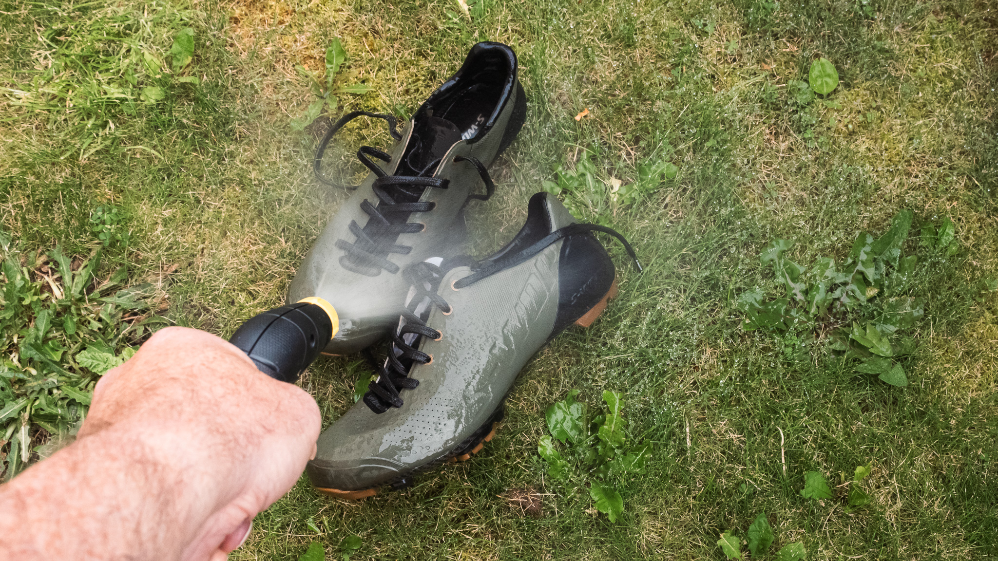Las zapatillas de ciclismo de limpieza plegables Kärcher OC3