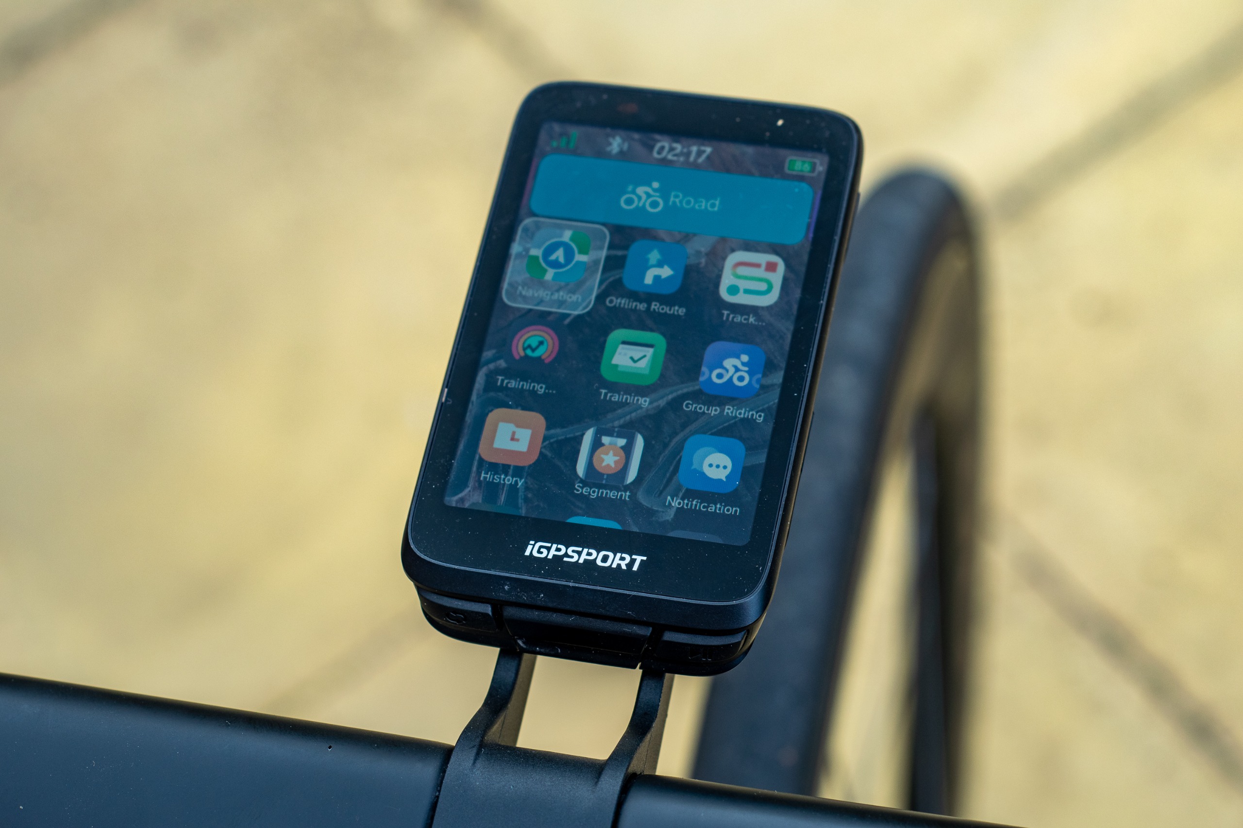 Un ciclocomputador iGPSPORT BiNavi