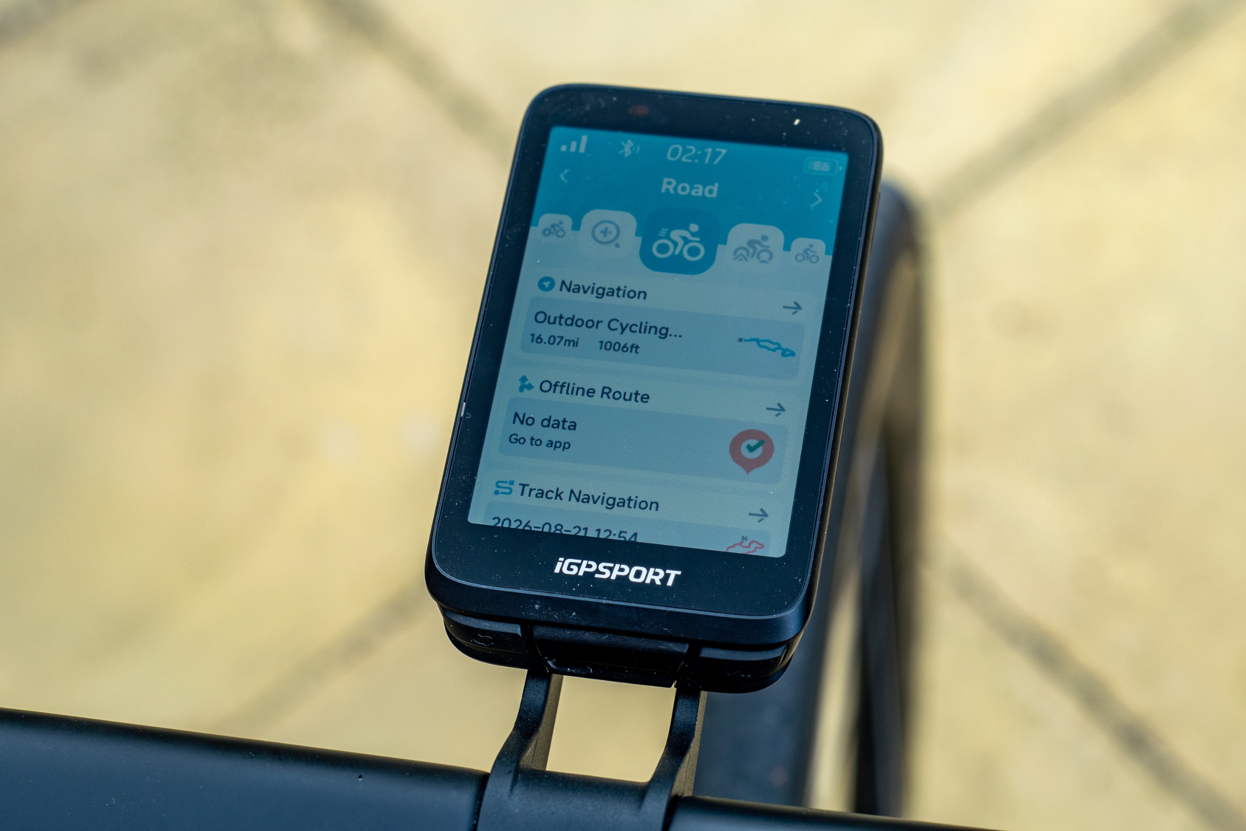 Un ciclocomputador iGPSPORT BiNavi