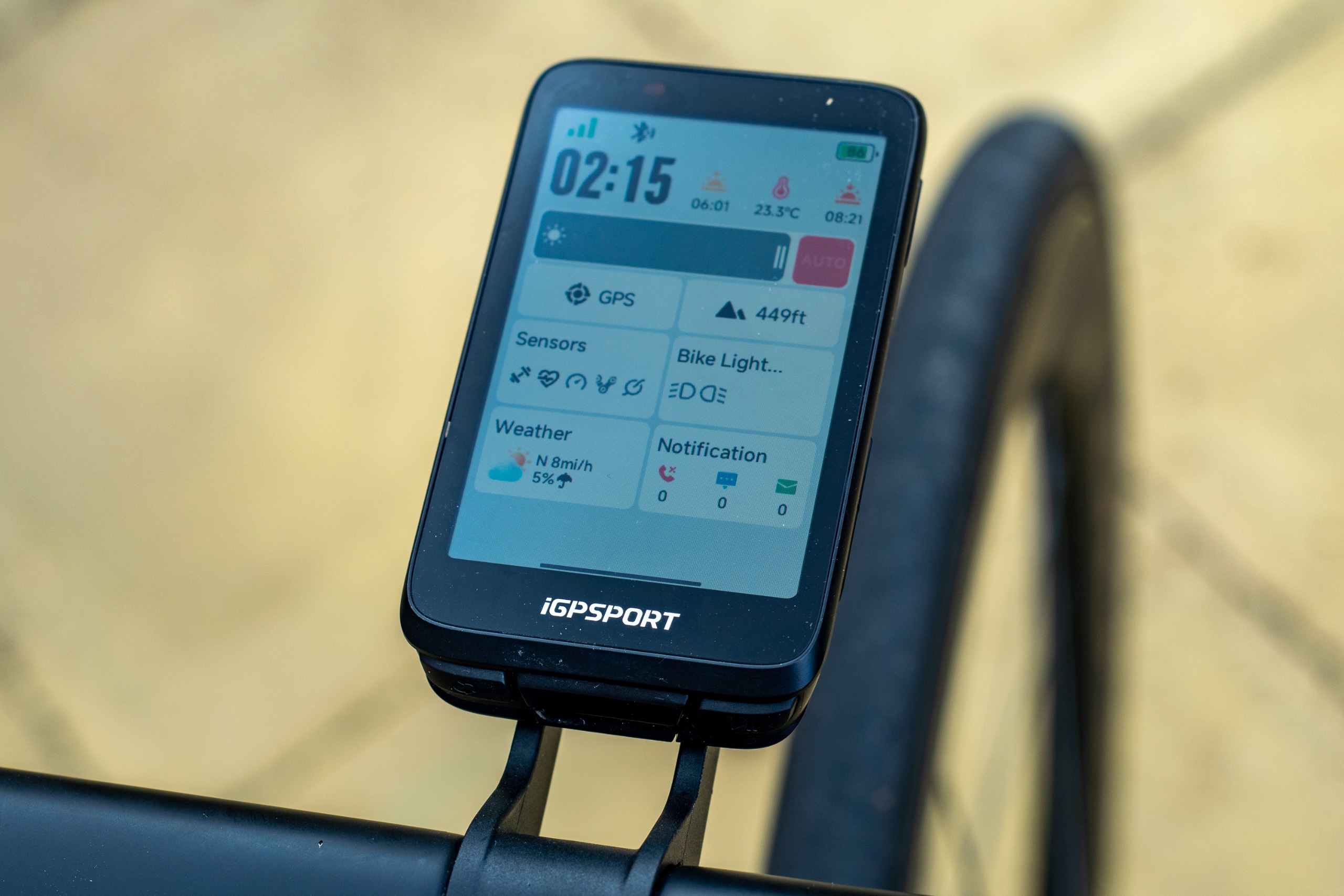 Un ciclocomputador iGPSPORT BiNavi
