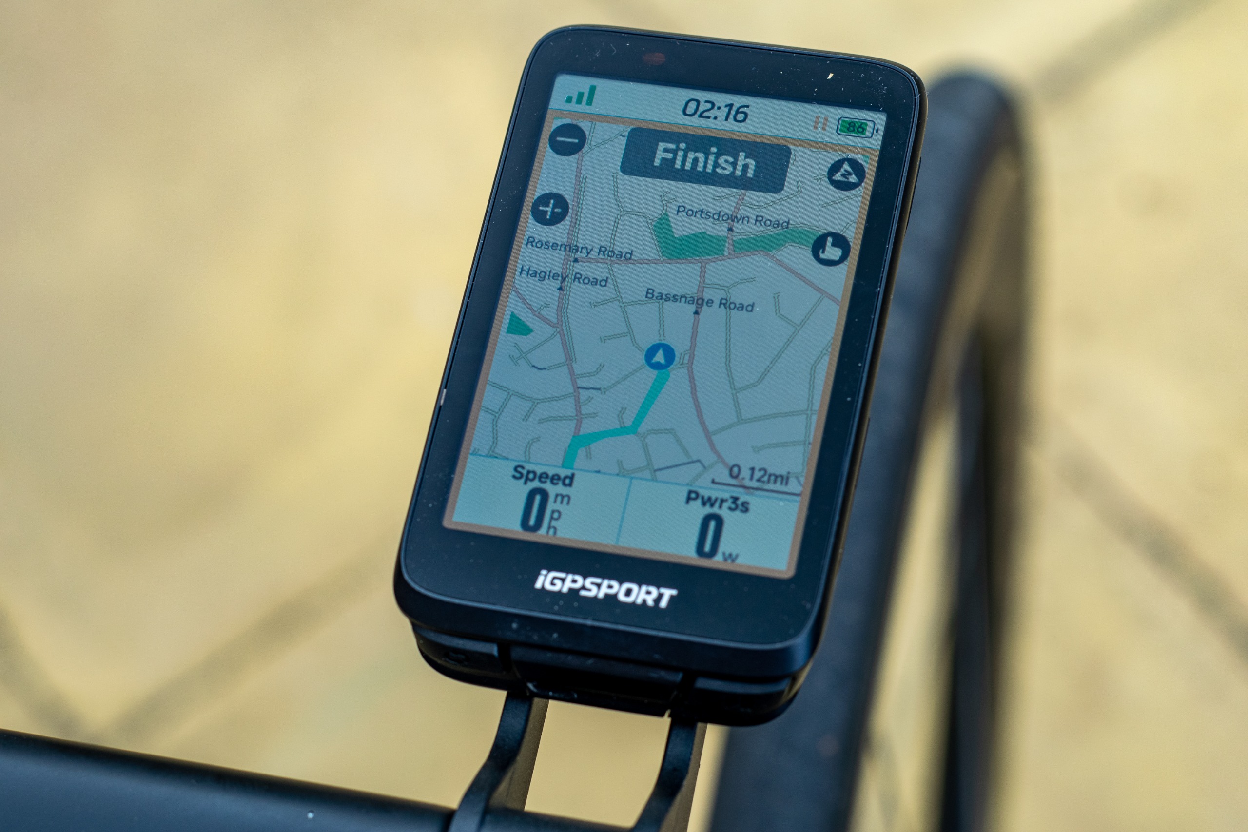 Un ciclocomputador iGPSPORT BiNavi