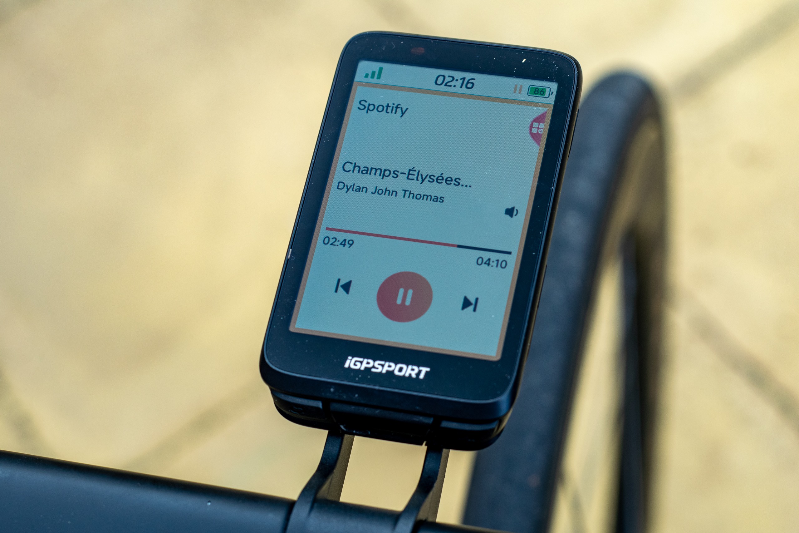 Un ciclocomputador iGPSPORT BiNavi