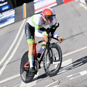 El desastre golpea al australiano Cameron Rogers en la contrarreloj del Campeonato Mundial: "Pensé que podía ganar esta carrera"